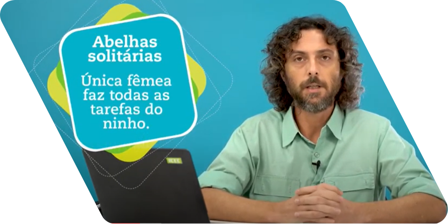 Homem branco de cabelos castanhos enrolados até a altura dos ombros e barba olhando para a câmera. Ele usa uma camisa de cor verde clara e está na frente de uma parede azul.